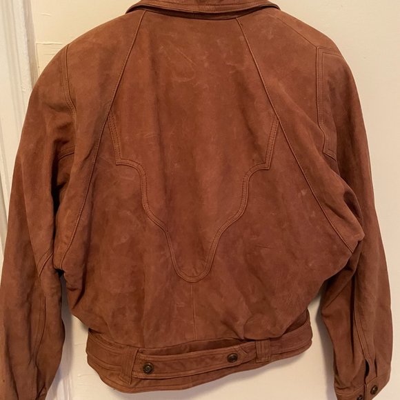 Cool Vintage Leather Jacket - includes zip-off vest - Picture 6 of 6